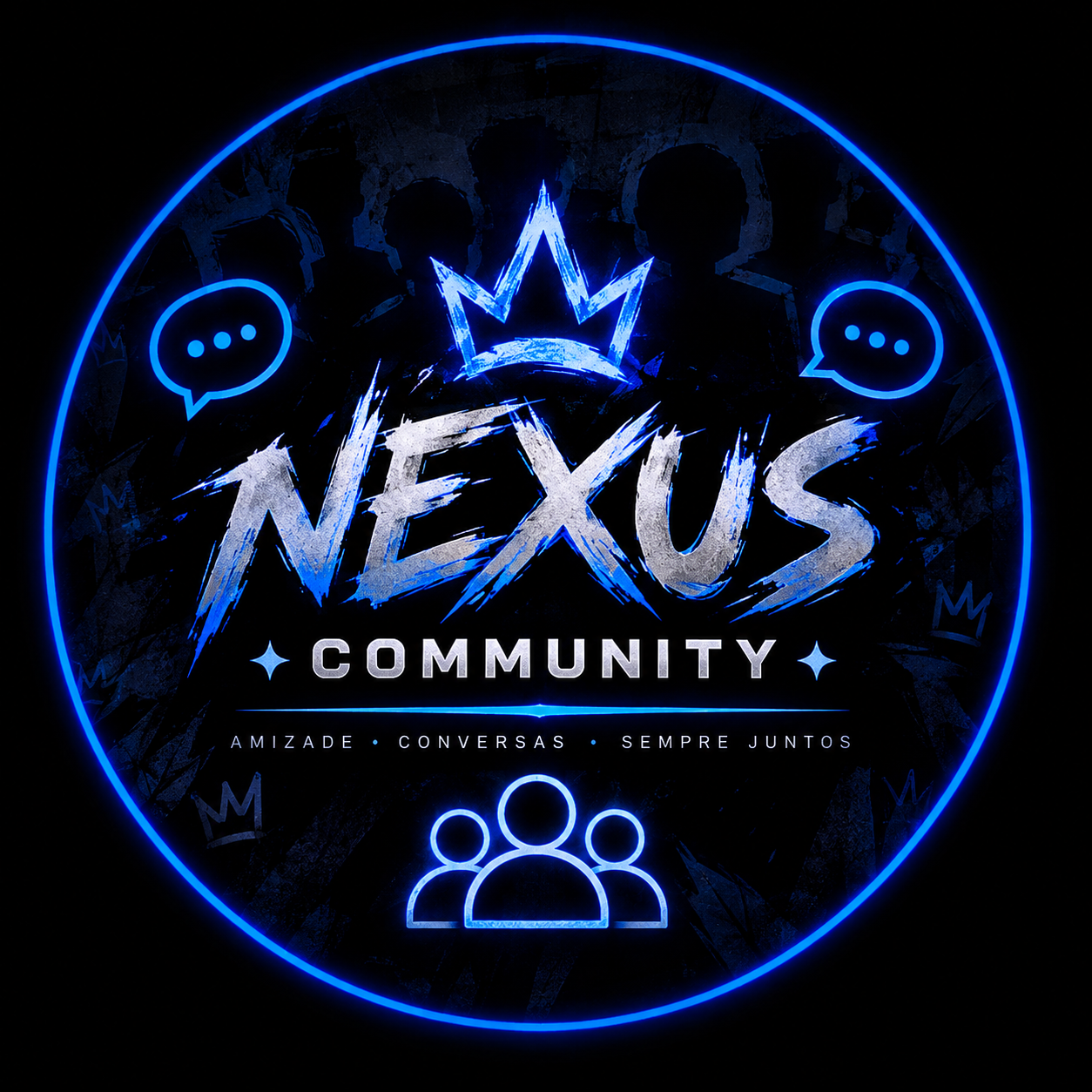 Logo do grupo ✧ NEXUS COMMUNITY ✧ | 💙 AMIZADE • RESENHA • DIVERSÃO